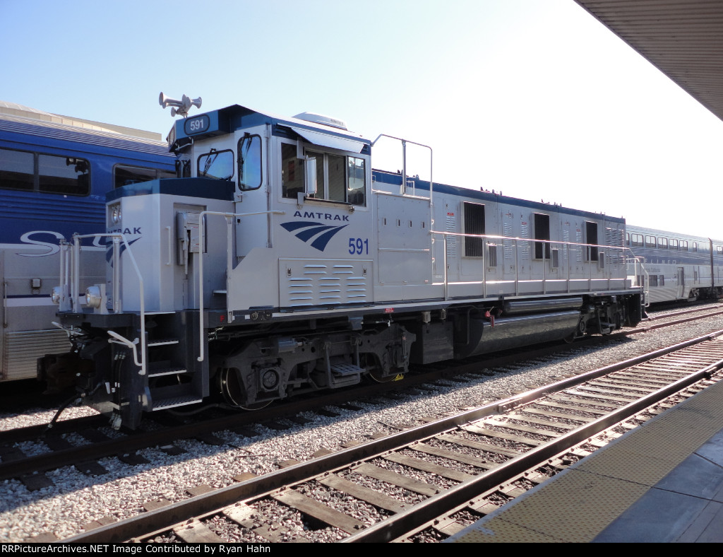 Amtrak Genset on the LAUS Engine Track